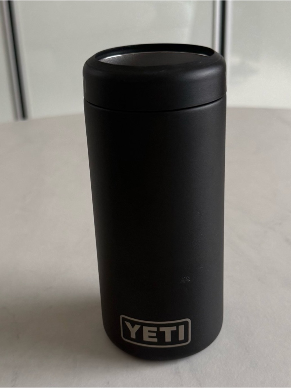Yeti Matte Black Insulated Tumbler with Logo